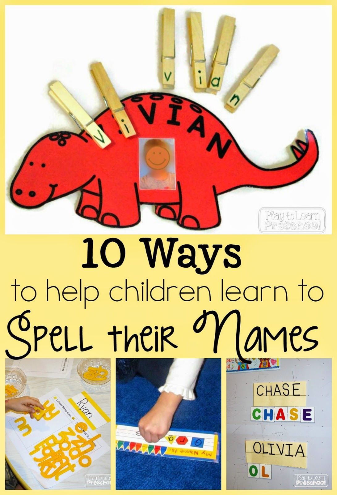 10 Ways To Help Children Learn To Spell Their Names pertaining to Importance Of Tracing Letters