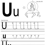 12 Letter U Worksheets For Young Learners | Kittybabylove for Tracing Letter U Worksheets