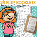 26 Alphabet Flip Books - Letter Recognition, Tracing And throughout Tracing Letters Booklet