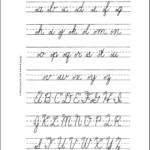 A To Z Cursive Letters | View Lowercase And Uppercase inside Tracing Cursive Alphabet Letters