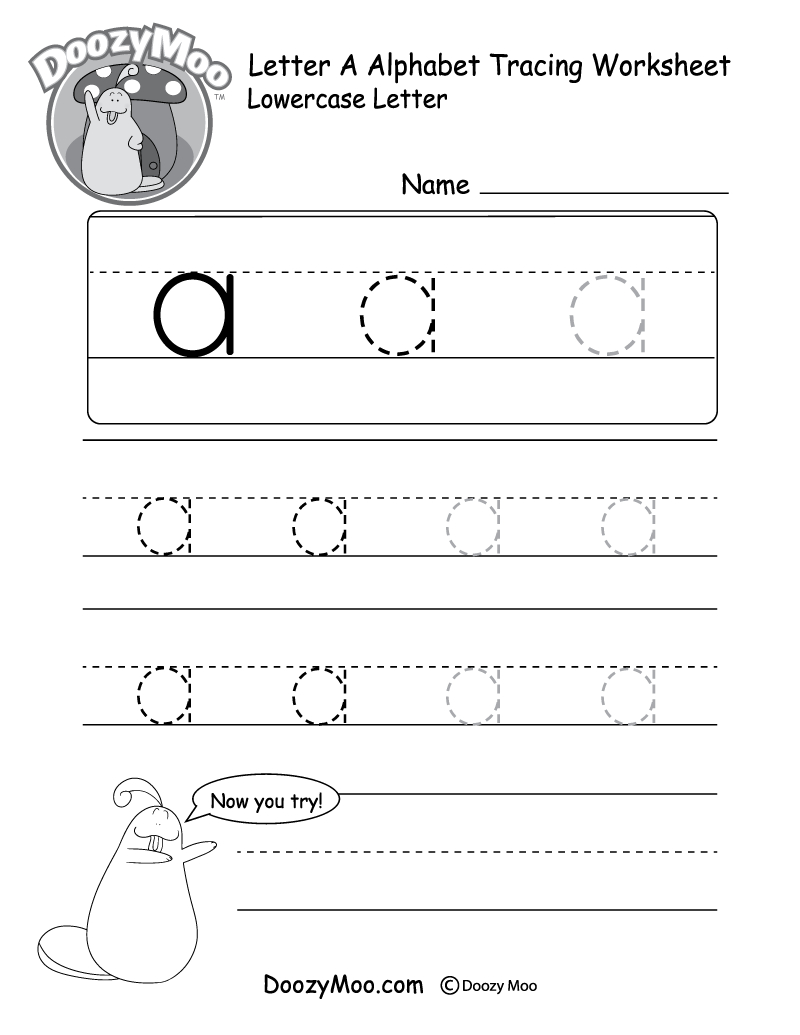 Abc Connect The Dots Worksheet - Doozy Moo for Dot To Dot Letters For Tracing