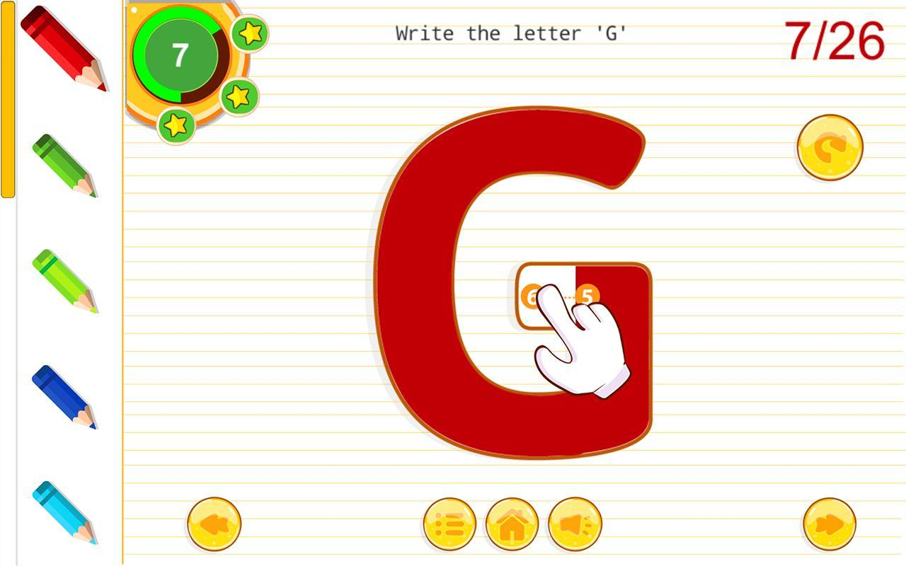 Abc Kids Tracing Alphabet Phonics Games For Android - Apk with Tracing Letters Online Games