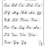 Abc Printable Worksheets – Giftedpaper.co for Abc Tracing Cursive Letters