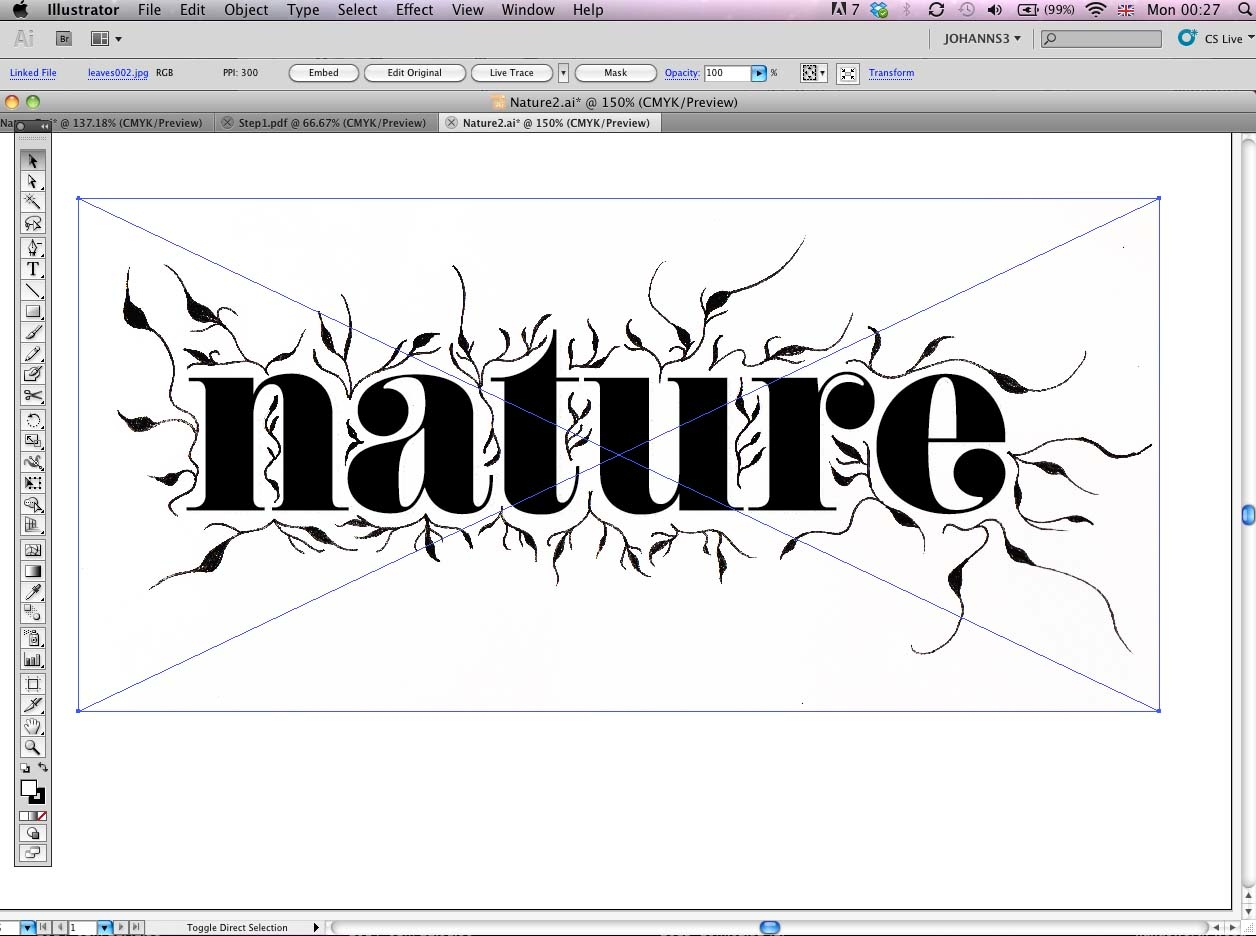 Add Stylish Ornaments To Type Using Adobe Illustrator within Tracing Letters In Illustrator