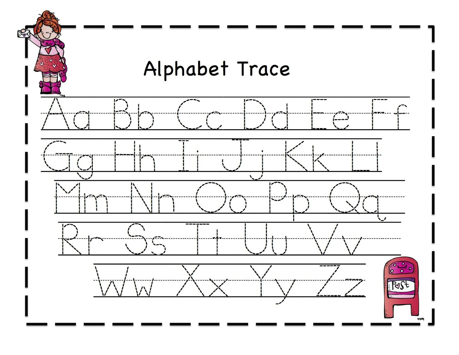 Tracing Letters For Kindergarten Pdf