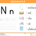 Alphabet Tracing Worksheet: Writing A-Z Stock Vector - Image pertaining to Tracing Letters Az Worksheets