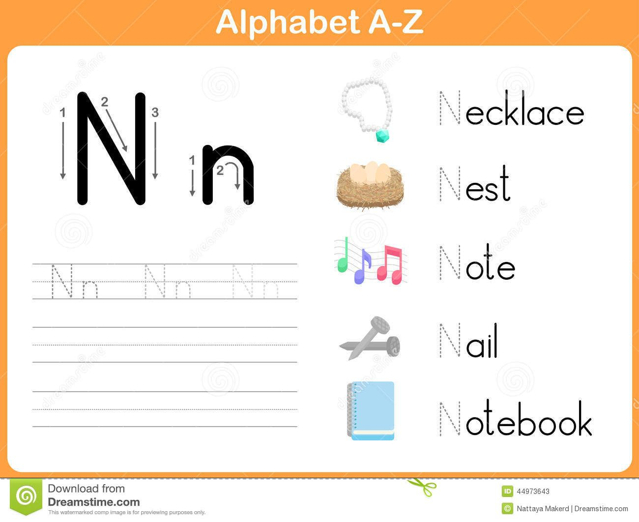 Alphabet Tracing Worksheet: Writing A-Z Stock Vector - Image pertaining to Tracing Letters Az Worksheets