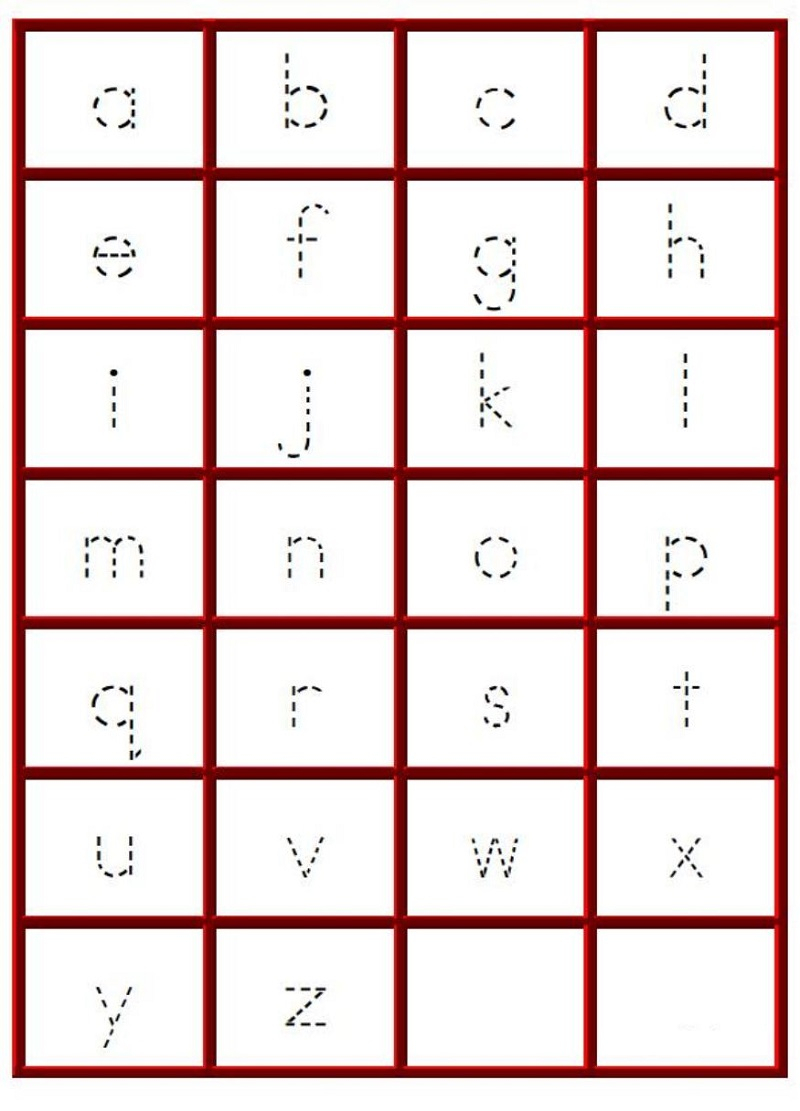 Alphabet Tracing Worksheets A-Z Printable | Loving Printable regarding Tracing Lowercase Letters Az