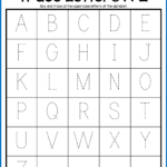 Alphabet Tracing Worksheets - Uppercase &amp; Lowercase Letters for Tracing Upper And Lowercase Letters