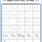 Alphabet Tracing Worksheets - Uppercase &amp; Lowercase Letters for Tracing Uppercase And Lowercase Letters