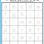 Alphabet Tracing Worksheets - Uppercase &amp; Lowercase Letters in Tracing Lowercase Letters For Preschool