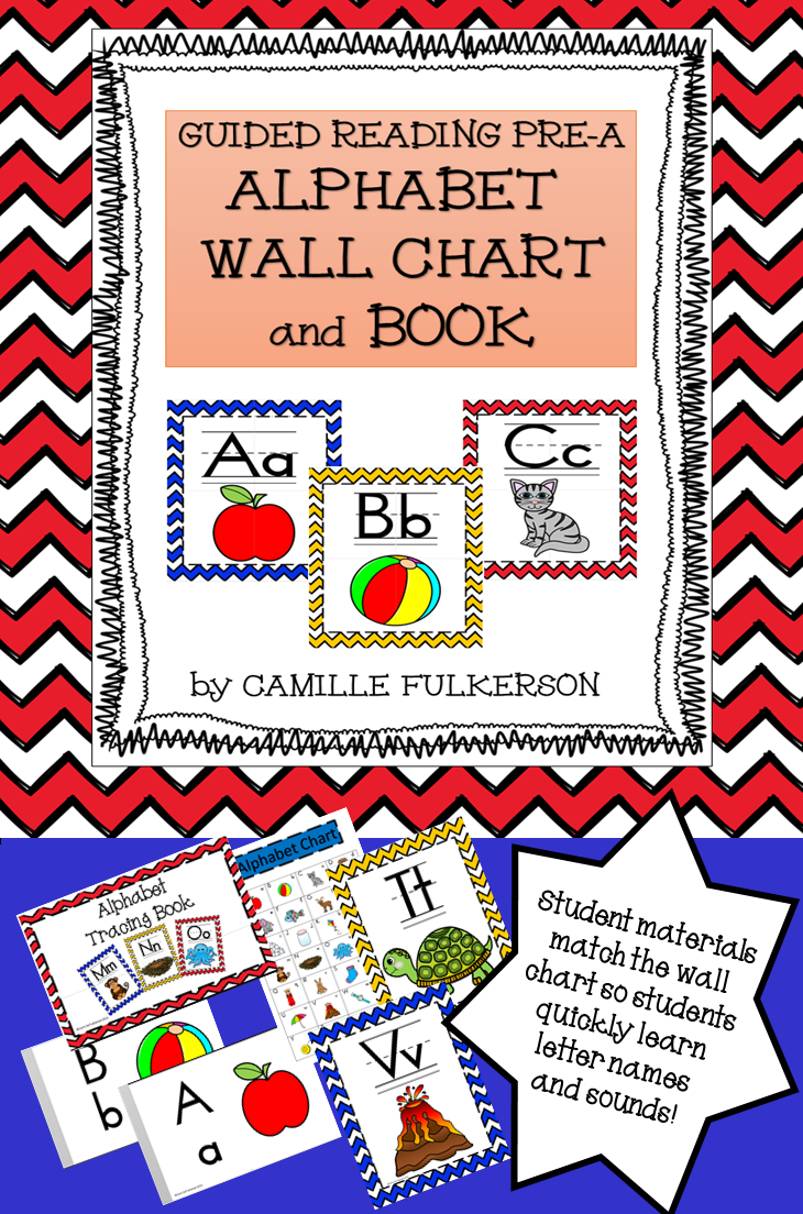 Alphabet Wall Chart And Tracing Book For Guided Reading inside Tracing Letters Booklet