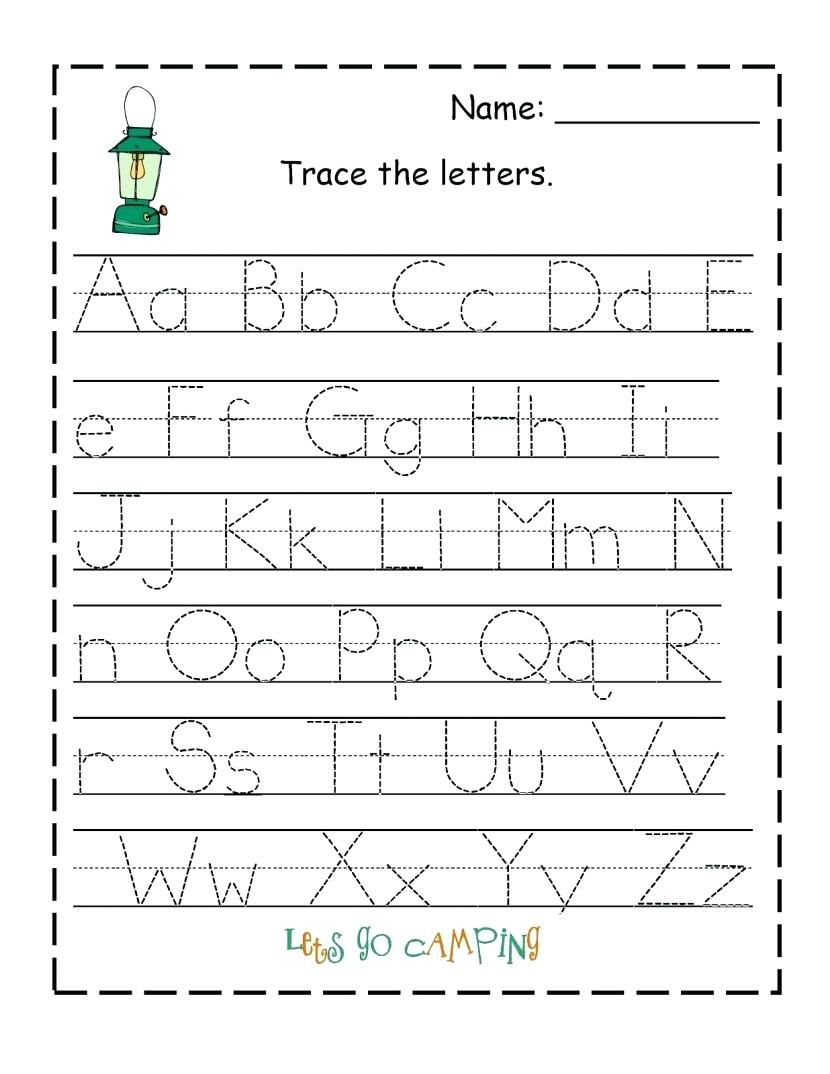 Alphabet Worksheet For Printable. Alphabet Worksheet pertaining to Download Tracing Letters
