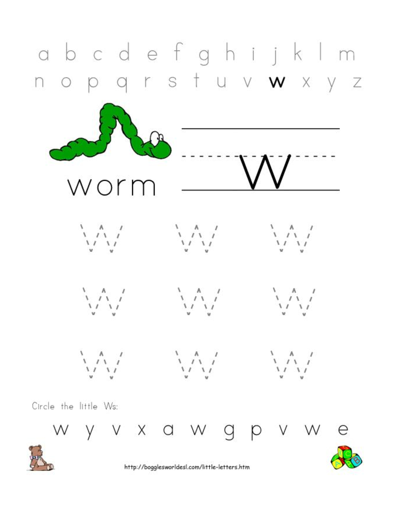 Alphabet Worksheets For Preschoolers | Alphabet Worksheet inside Letter Tracing Worksheets Doc