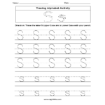 Alphabet Worksheets | Tracing Alphabet Worksheets in Tracing Letters S