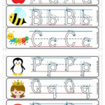 Alphabet Write And Wipe With Correct Letter Formation inside Free Tracing Letters With Directional Arrows