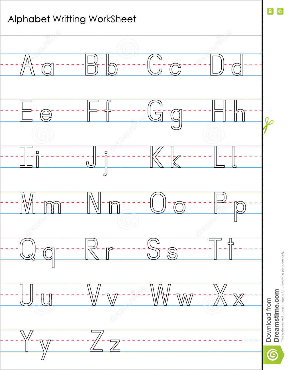 Alphabet Writing Practice For Kindergarten - Wpa.wpart.co intended for Practice Tracing Letters Preschool