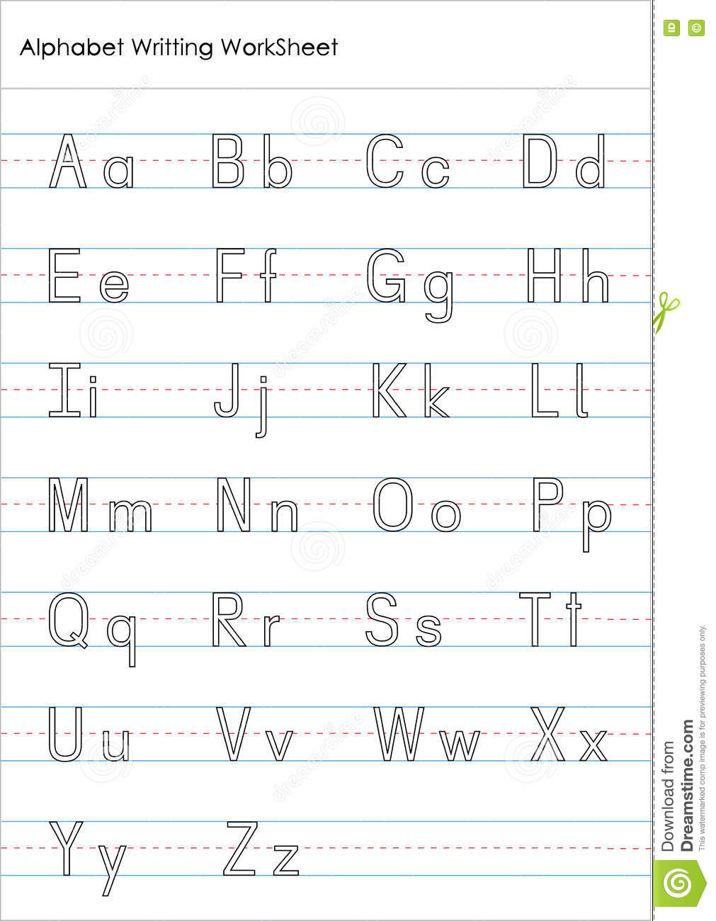 Alphabet Writing Practice For Kindergarten - Wpa.wpart.co pertaining to Tracing Letters Practice Sheets