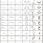 Arabic Alphabet Tracing Worksheets Kidz Activities within Arabic Letters Tracing Sheets