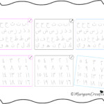 Arabic Tracing Mat Alphabet And Numbers pertaining to Tracing Arabic Letters Pdf