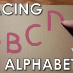 Asmr • Tracing The Alphabet • W/ Finger &amp; Pen On Cardboard Paper with regard to Finger Tracing Letters