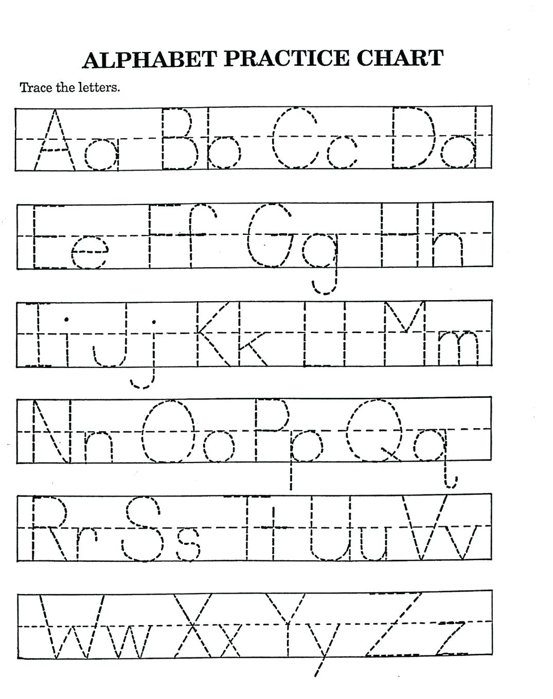 Az Printable Worksheets | Chesterudell within Tracing Letters Abc