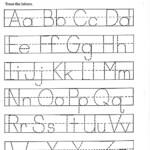 Az Worksheets For Kindergarten Traceable Alphabet Z Activity throughout Free Tracing Letters Worksheet A-Z