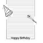 Birthday Letters To Presidents Writing Activity Tip: Masters for Happy Birthday Tracing Letters