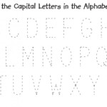 Capital Letters Alphabet – Kids Learning Activity in Tracing Capital Letters For Preschool