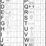 Capital &amp; Small Letter Tracing Worksheet | Grundschule with Upper And Lowercase Letters Tracing Worksheets