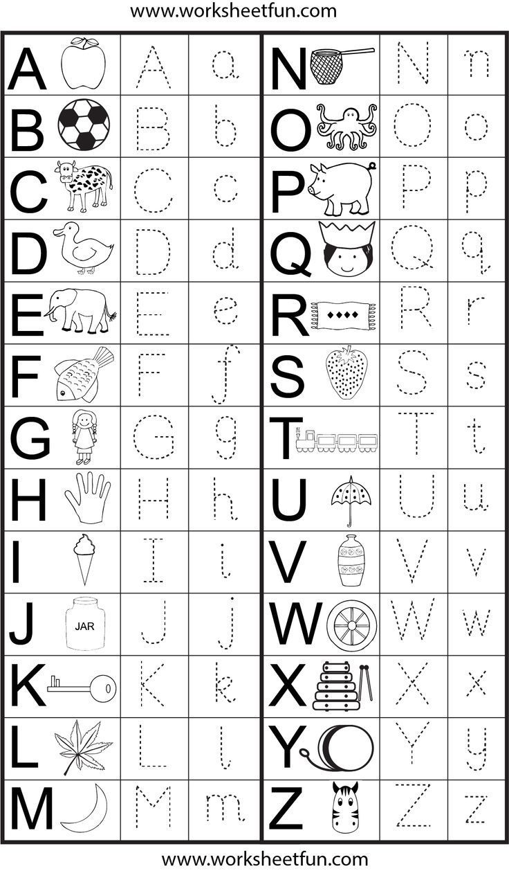 Capital &amp;amp; Small Letter Tracing Worksheet | Preschool intended for Free Printable Tracing Alphabet Letters Upper And Lowercase
