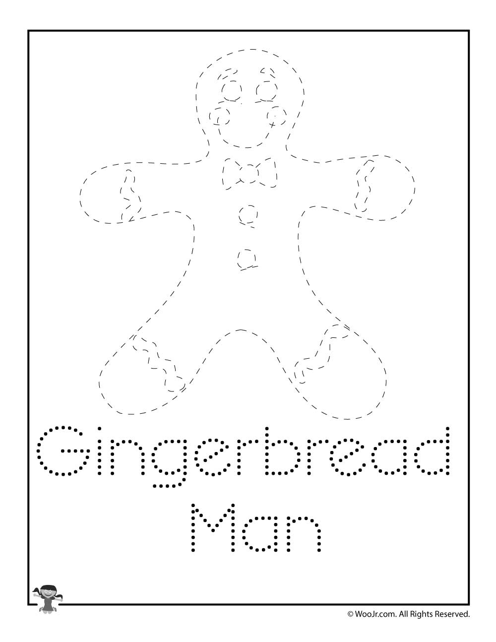 Gingerbread man Worksheets