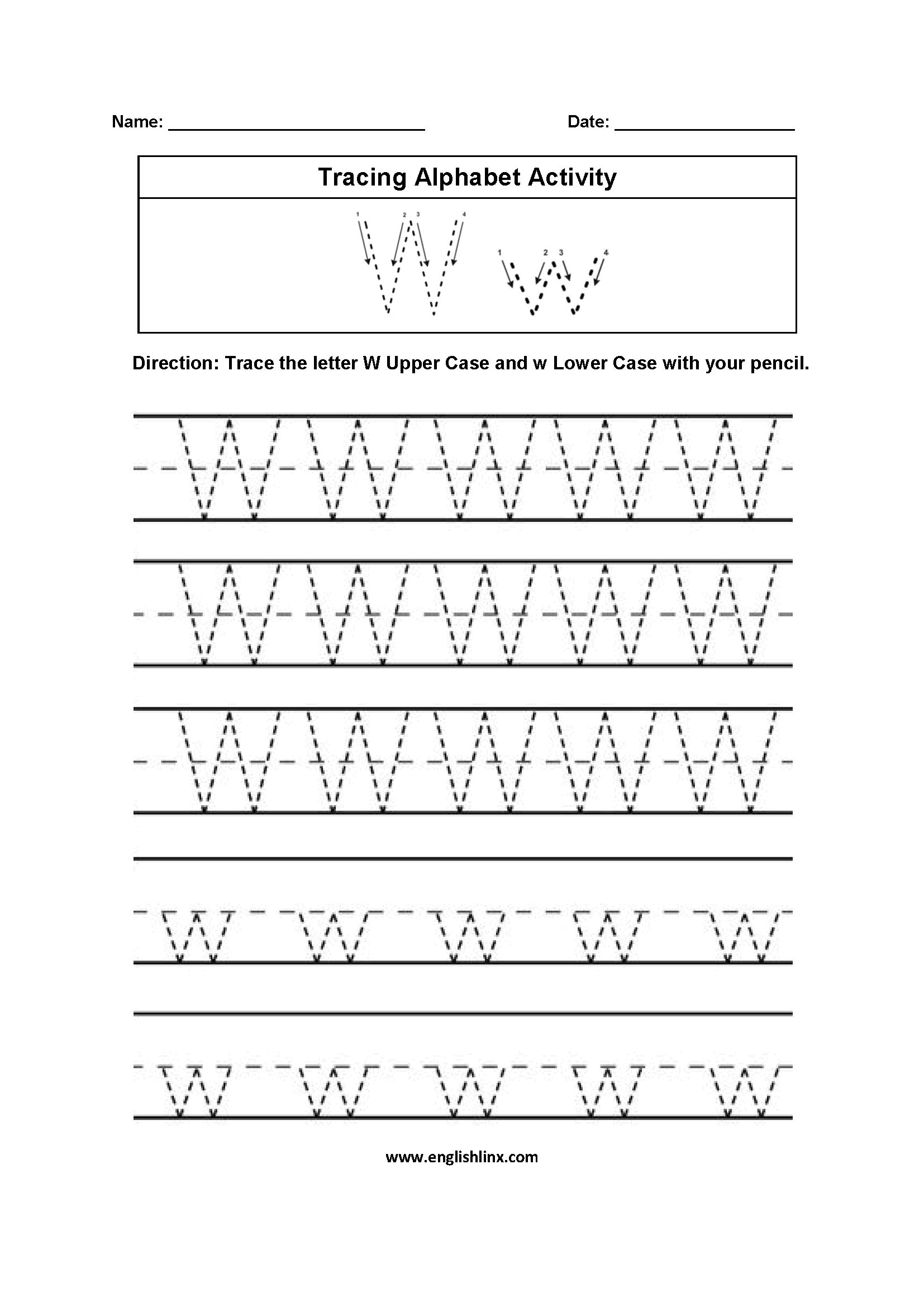 How To Make Your Own Tracing Worksheet