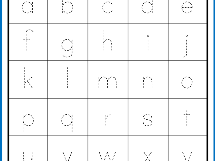 Coloring Book : Alphabet Tracingorksheets Printable Number pertaining to Tracing Lowercase Alphabet Letters