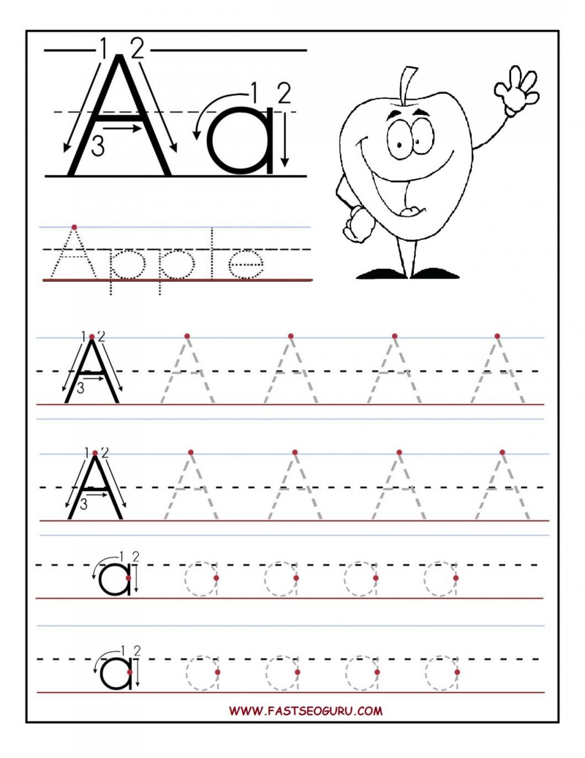 Coloring Book : Coloring Book Worksheet Trace Letters for Trace Letter A Worksheets Free