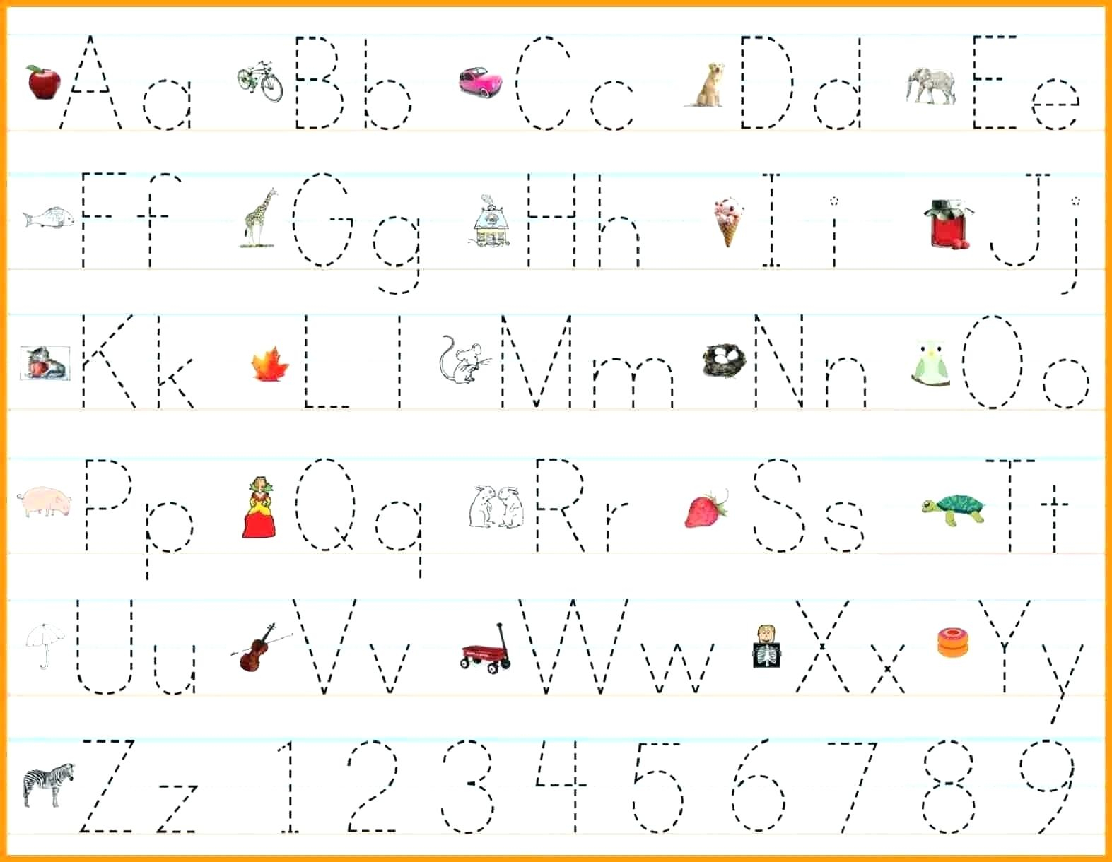 Coloring Book : Free Printable Alphabet Tracing Pages for Free Printable Tracing Letters For Kindergarten