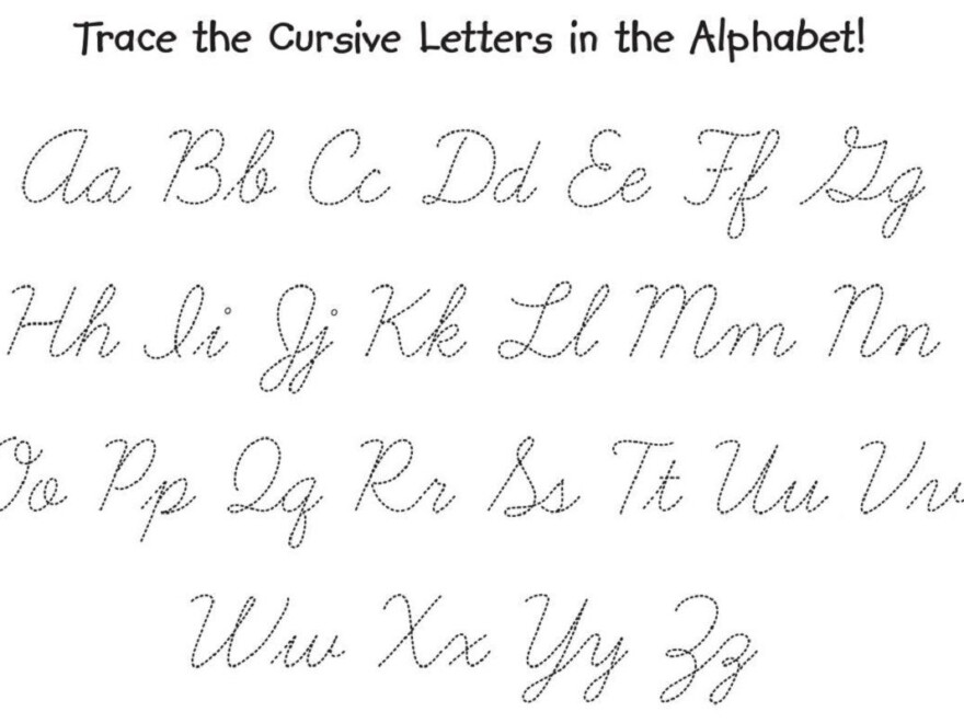 Coloring Book : Free Printable Fancy Cursive Letters For with regard to Tracing Cursive Letters