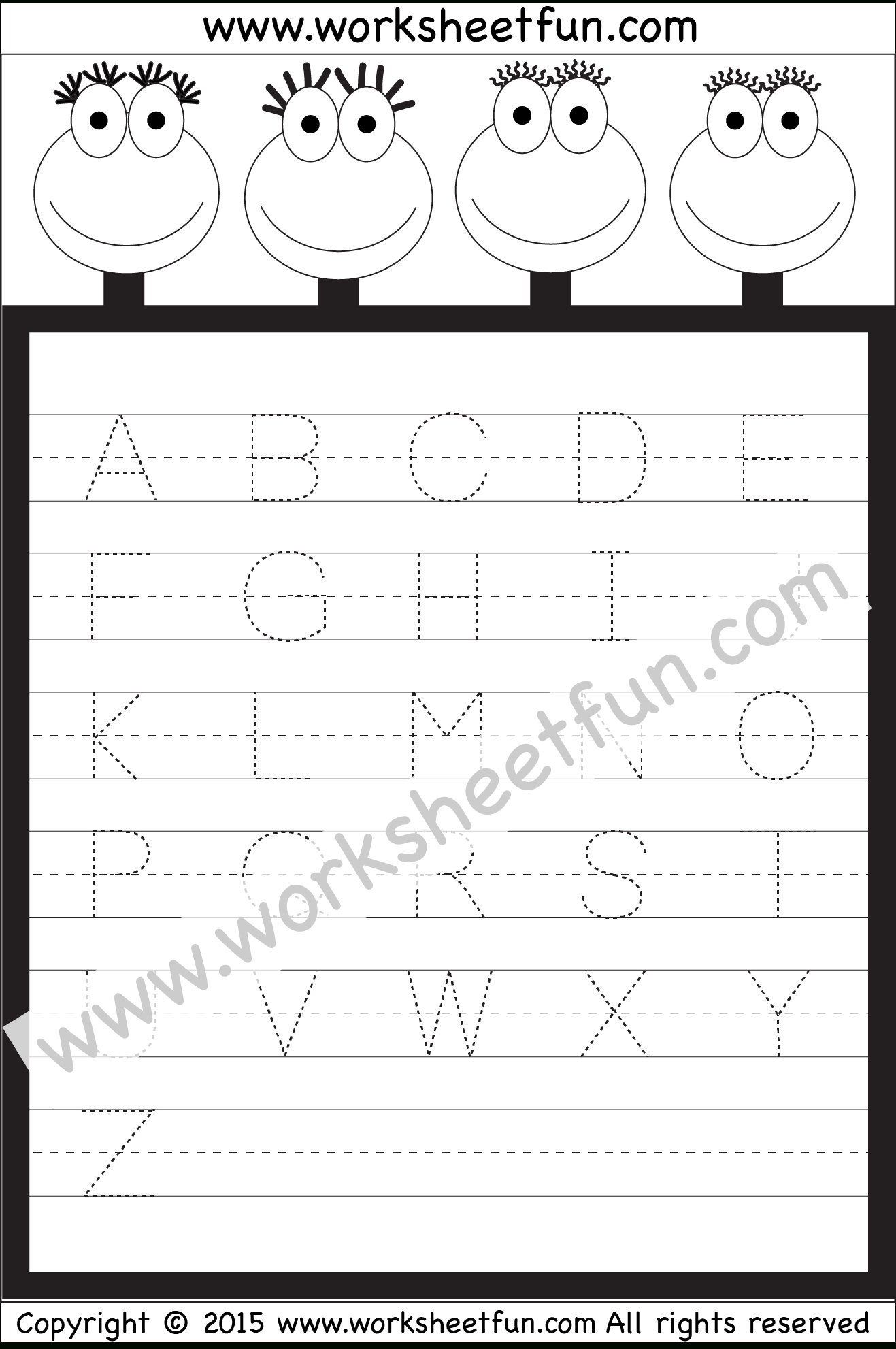 Coloring Book : Printable Letter Tracing Sheets For throughout Tracing Capital Letters Worksheets