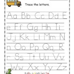 Coloring Book : Printable Letter Tracing Sheets For with Kindergarten Tracing Letters Pdf