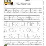 Coloring Book : Tracing Letter Worksheets Preschool Free for Tracing Letters For Preschool Printables