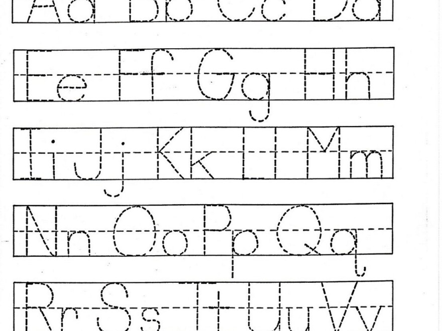 Coloring Book : Tracing Lettersheets Preschool Free Name pertaining to Worksheets With Tracing Letters
