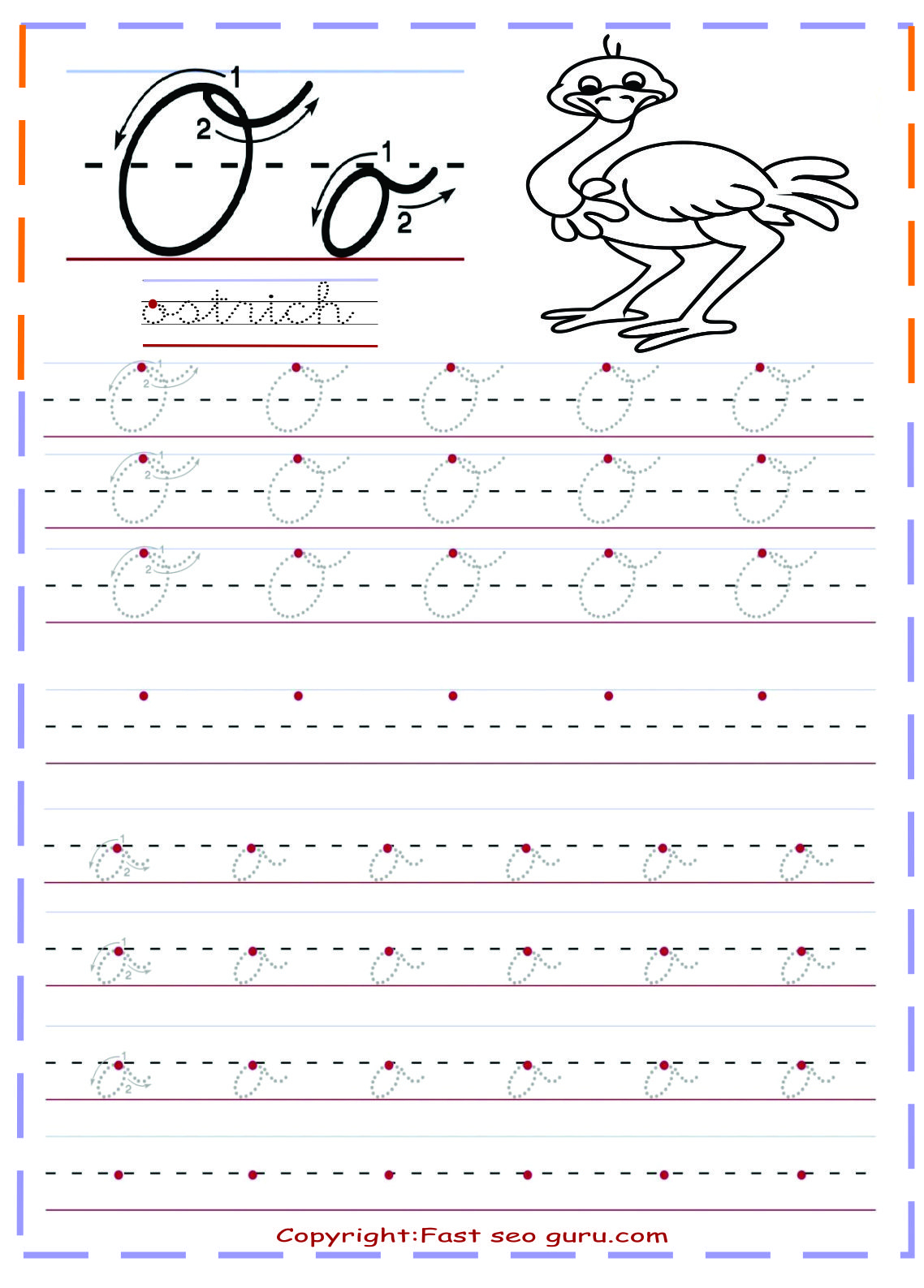 Letter Tracing Worksheets Cursive ...