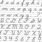 Cursive Kindergarten Letter – Cursive Letters inside Tracing Cursive Letters