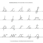 Cursive Letters Traceable Cursive Letters Trace Letters intended for Tracing Letters Cursive