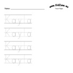 Custom Name Tracer Pages | Preschool Writing, Name Tracing inside Tracing Letters Custom