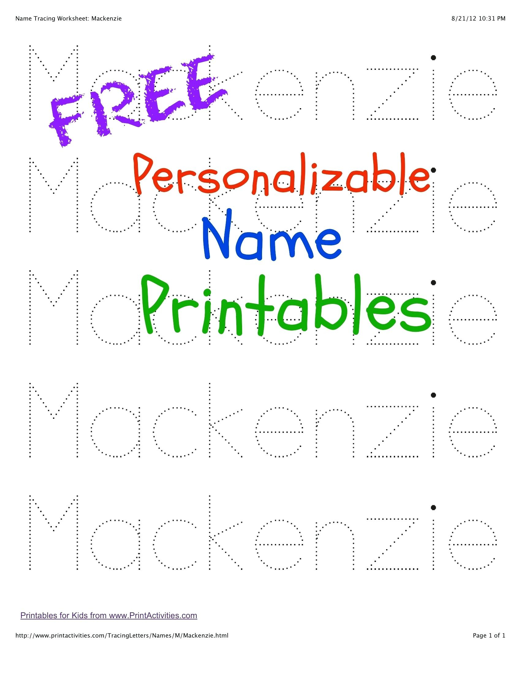 Custom Name Writing Practice Awesome Pics Of Custom Name within Letter Tracing Worksheets Custom