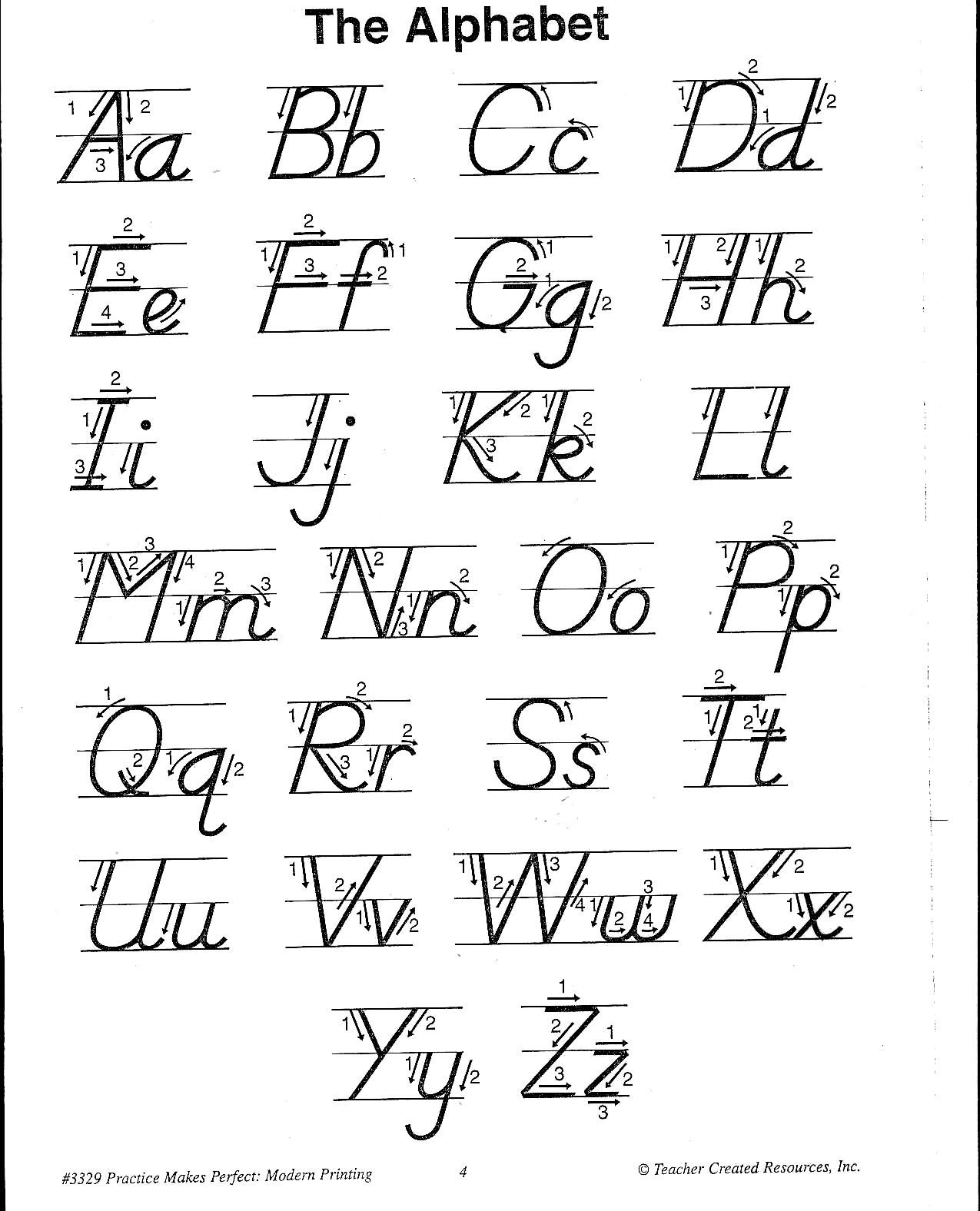 D&amp;#039;nealian Font | Teaching Handwriting, Teaching Cursive throughout D&amp;#039;nealian Letter Tracing Worksheets