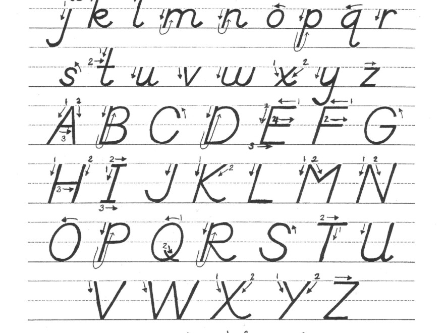 D'nealian Manuscript | Learn Handwriting, Dnealian throughout D'nealian Letter Tracing Worksheets