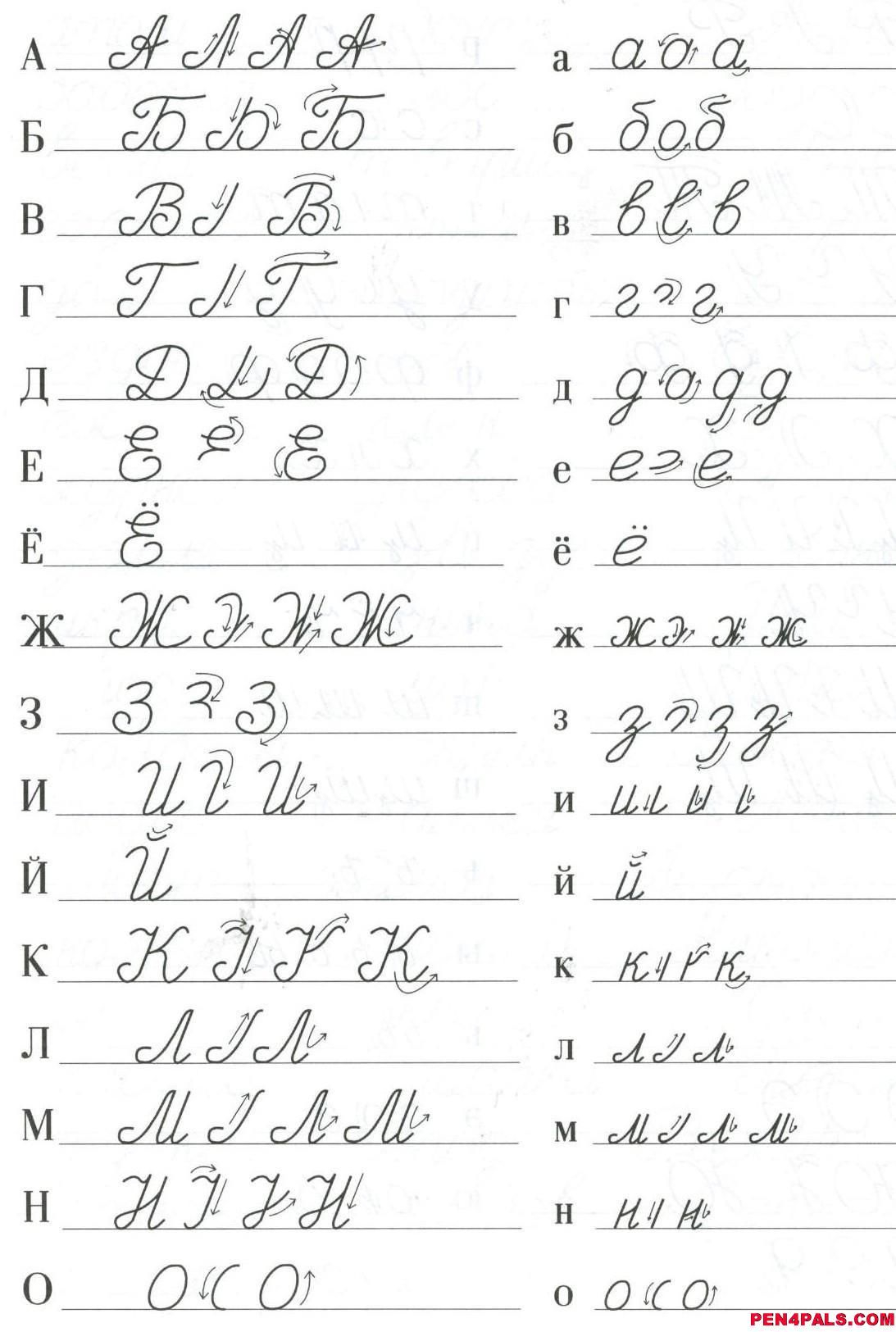 ℘ Easy Read And Write ☭ Russian Cursive For ⚤Adults (Video with regard to Tracing Cursive Letters Pdf