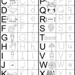 English Alphabet Worksheet For Kindergarten | Preschool in Tracing English Letters